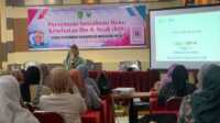 Dinas Kesehatan Kabupaten Indragiri Hilir (Dinkes Inhil) menggelar pertemuan sosialisasi buku KIA (Kesehatan Ibu dan Anak) yang dimulai sejak Rabu 07 hingga Jumat 09 Agustus 2024. (JurnalTerkini.id/Abdullah)