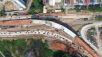 fly over Sei Ladi lela bahari Pengerjaan proyek flyover Sei Ladi terus digesa. Saat ini, progres pengerjaan proyek telah mencapai 85 persen dan masuk tahap struktur utama. (Foto: humasbpbatam)