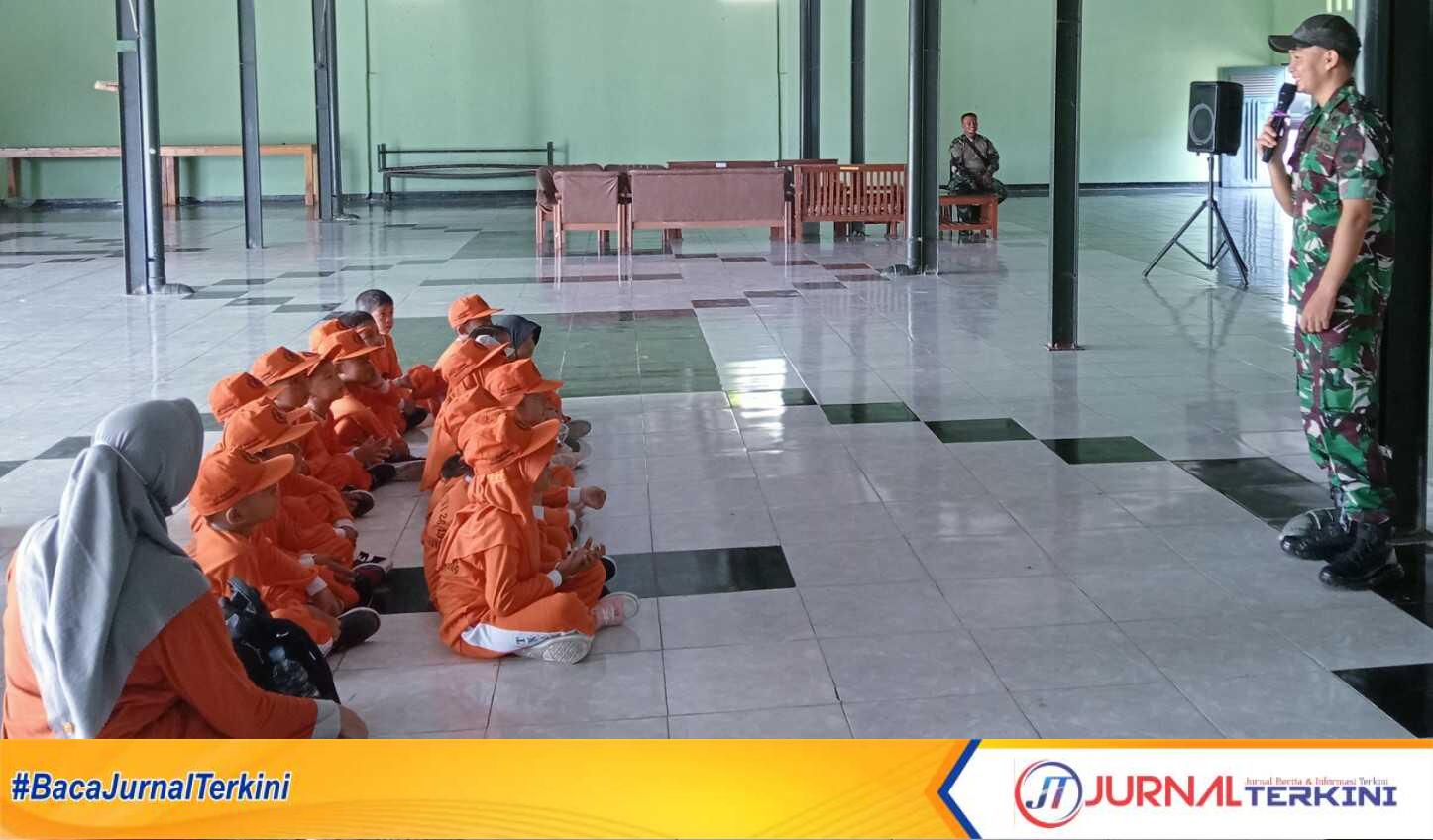 Brigif 4/DR Tegal, Menerima kunjungan Siswa Siswi TK Pertiwi Kramat, di Mako Brigif 4/DR, Sabtu 25/01/2025. (Foto: Humas Brigif 4/DR)