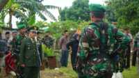 Kodim 0176/ Demak Melalui Danramil 13 Karangawen Kapten Inf. Suyitno Inspektur Upacara Pemakaman Alm Kapten Arh Salman (Purn). (JurnalTerkini.id/Ponco)