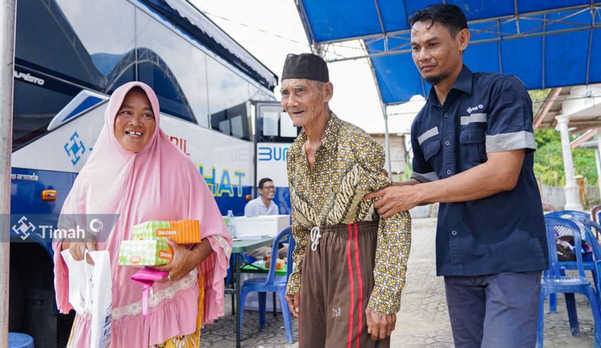 Mobil Sehat PT Timah pada 2024 telah melayani pemeriksaan kesehatan 5.727 Orang di Provinsi Kepulauan Bangka Belitung dan Provinsi Kepulauan Riau. (foto: timah)
