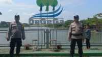 Polsek Karanganyar Polres Demak menggelar patroli dan pengamanan di obyek wisata Demak Green Garden (Degega), yang terletak di Desa Kotaan, Kecamatan Karanganyar, Kabupaten Demak, Rabu (29/01/2025). (JurnalTerkini.id/Ponco)