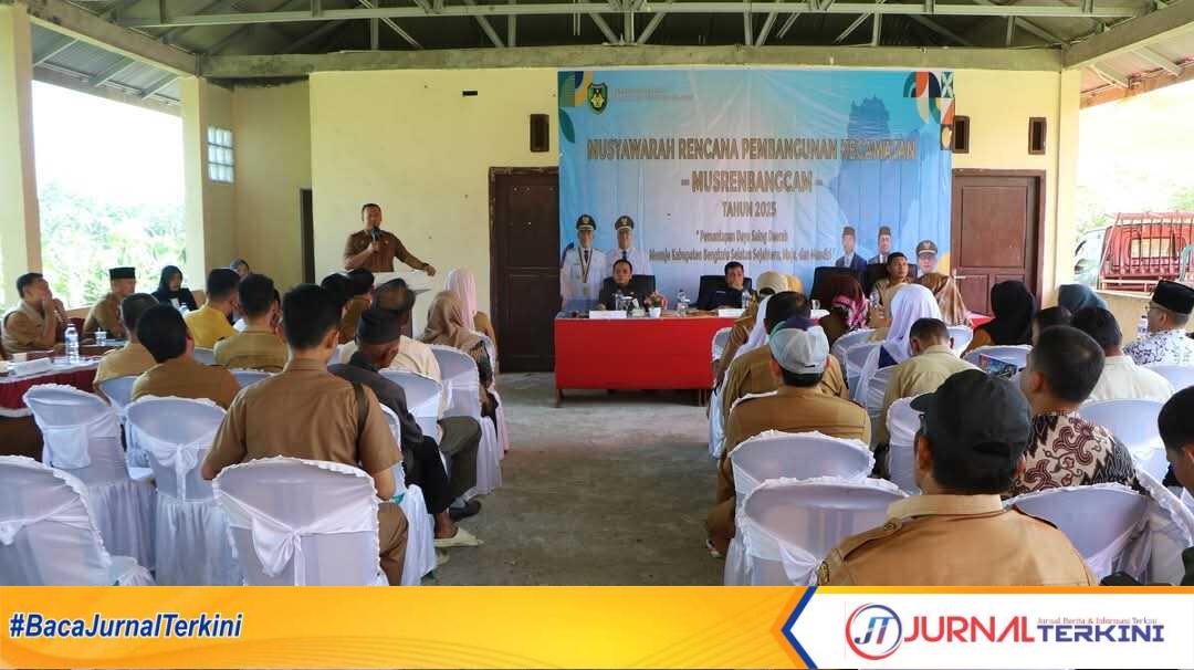 Bappeda Litbang Hadiri Musrenbangcam RKPD Tahun 2025 di Kecamatan Kedurang