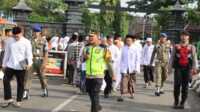 Pengamanan Haul Akbar Al-Khidmah2025 di Alun - alun Demak Oleh TNI - POLRI (jurnalterkini.id/Ponco)