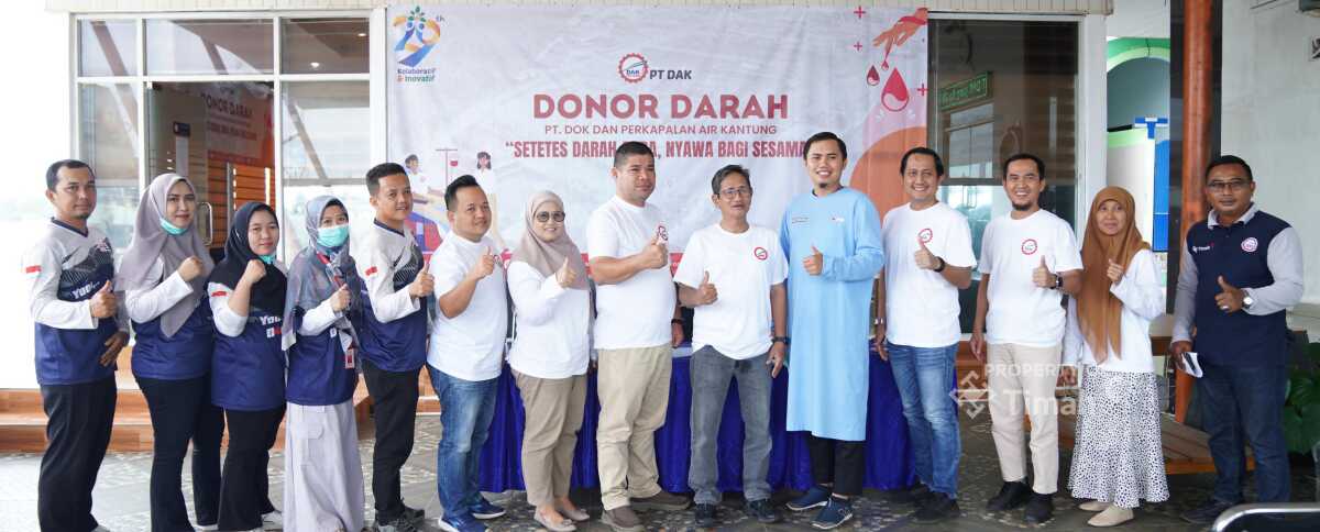 Rayakan HUT ke-29, PT DAK menggelar sejumlah kegiatan, diawali dengan Donor Darah bekerja sama dengan PMI Kota Pangkalpinang yang dilaksanakan pada Jumat (31/1/2025). (Timah)