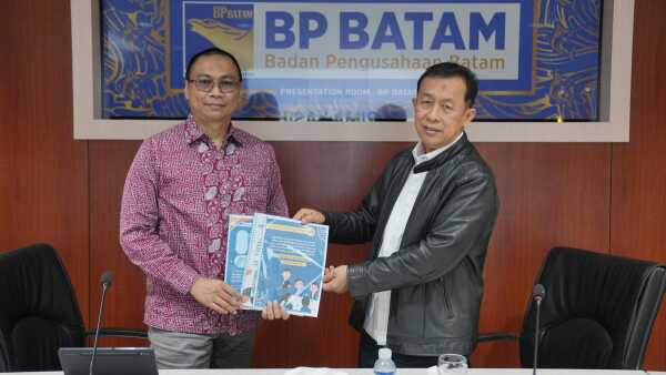 entry meeting BP Batam-bpkp 1 Badan Pengusahaan Batam (BP Batam) menggelar Entry Meeting Laporan Pengawasan Bidang Kerjasama Investasi dan Pembiayaan Pembangunan bersama Badan Pengawasan Keuangan dan Pembangunan Republik Indonesia (BPKP RI) pada Selasa (11/2/2025) di Marketing Centre. (Foto: humasbpbatam)