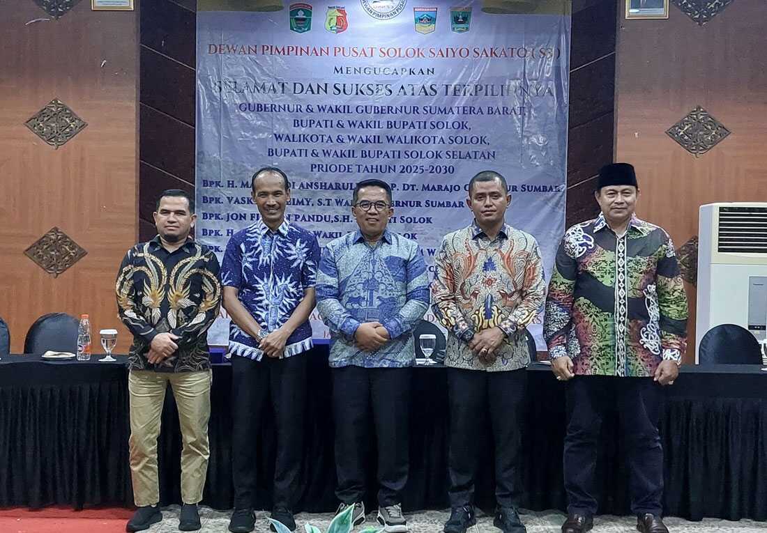 Pemda bersilaturahmi perantau Solok Saiyo Sakato (S3) Jakarta di Hotel Balairung, Rabu (19/2/2025) (foto DiskominfokabSolok).