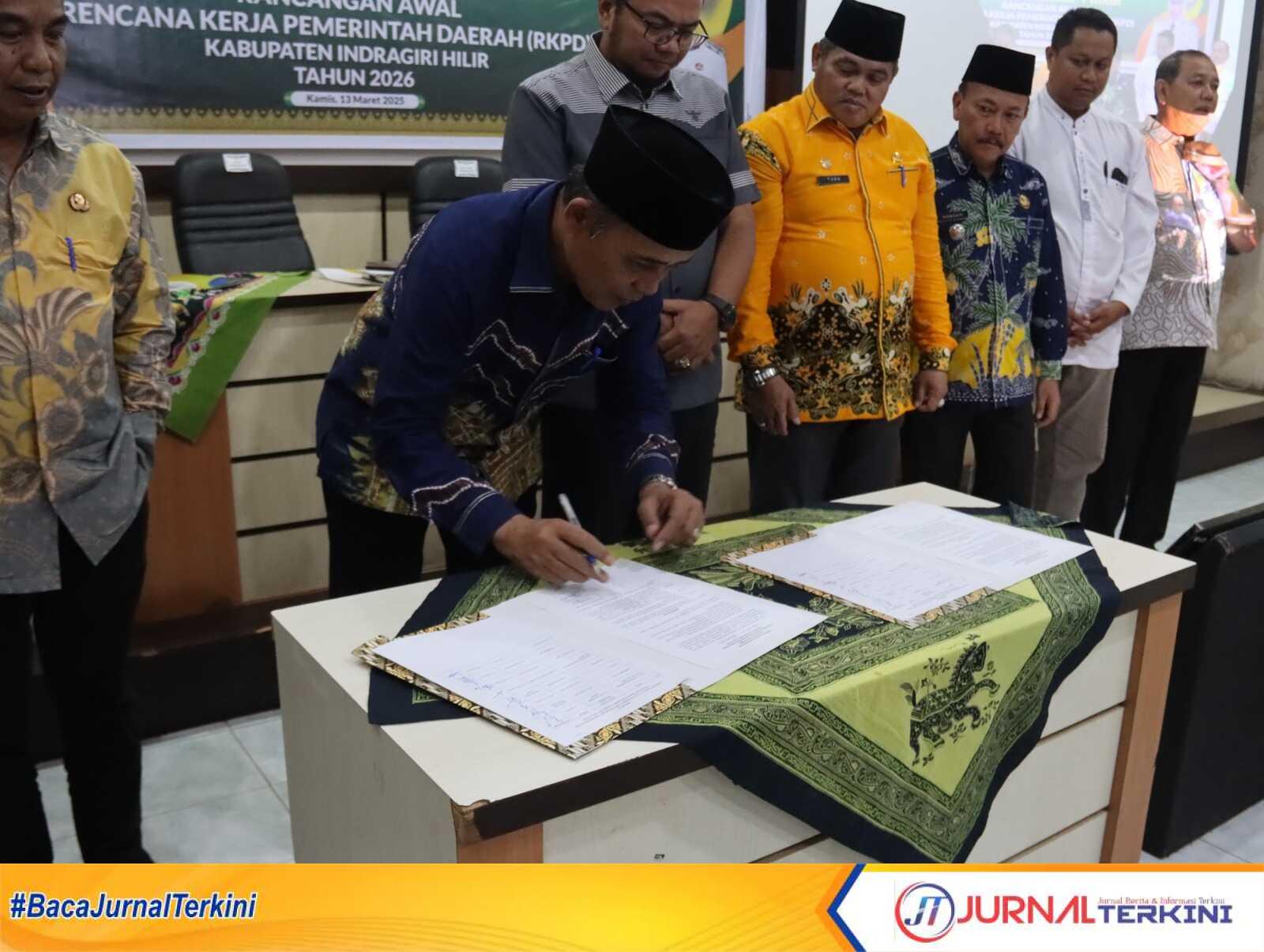 IMG-20250313-WA0041 Bupati Inhil H Herman membuka Forum Konsultasi Publik (FKP) Rancangan Awal Rencana Kerja Pemerintah Daerah (RKPD) Tahun 2026.