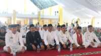 Tabligh Akbar hut Dharmasraya Pemerintah Kabupaten Dharmasraya gelar tabligh akbar HUT Kabupaten Dharmasraya ke-21 bersama Buya Dr. Syofyan Hadi,S.S,M.Ag, MA.Hum di Masjid Agung Dharmasraya, Jumat (10/01/2025). (Dokumentasi pribadi)
