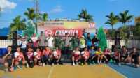 IMG-20250412-WA0013 Kapolres Inhil AKBP Farouk Oktora saat jumpa pers terkait karhutla Fun Run 2025 di halaman Mapolres Inhil