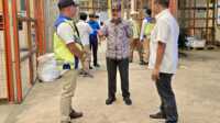 MRO hang Nadim Deputi Bidang Pengelolaan Bandara, Pelabuhan, dan Lalu Lintas Barang BP Batam, Irjen Pol. Ruslan Aspan, meninjau progres pengembangan Bandara Internasional Hang Nadim pada Selasa (22/4/2025). (Foto: humasbpbatam)