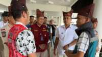 bandara Minangkabau Wagub Sumbar, Vasco Ruseime saat meresmikan bahasa Minangkabau di BIM, Kamis (3/4/2025) ( foto Adpim sumbar).
