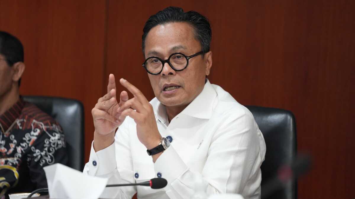 Wakil Menteri BUMN Dony Oskaria dalam pertemuan dengan BP Batam pada Rabu (22/4/2025) di Marketing Center BP Batam. (Foto: humasbpbatam)