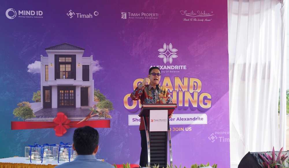 Peresmian Cluster Alexandrite timah Peresmian Cluster Alexandrite ini turut dihadiri Direktur Pengembangan Usaha PT Timah Tbk Suhendra Yusuf Prawiranegara, Direktur Utama PT TKPP, Abdul Kamaroes yang dilaksanakan pada Jumat (16/05/25) di kawasan stategis yang terletak di kota Bekasi. (Timah)