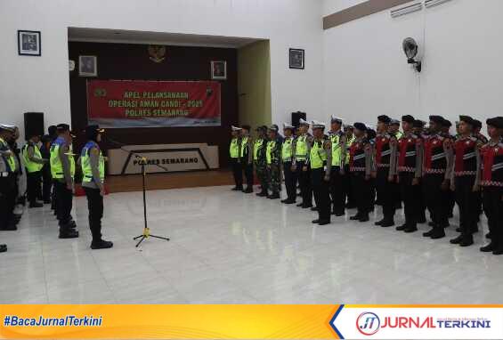 Apel Pelaksanaan Operasi Aman Candi - 2025 Polres Semarang./Jk_Zed.(jurnalterkini.id/Ponco)