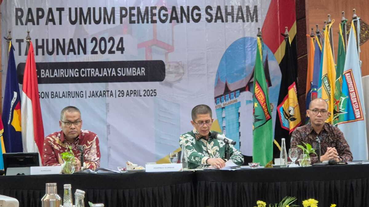 PT Balairung Citrajaya Sumbar gelar RUPS di Hotel Harrison Balairung Jakarta, Selasa (29/04/2025). (Foto Adpim sumbar).