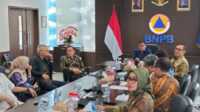 Pj Sekda Provinsi Sumbar hadiri rakor persiapan kunker kepala BNPB ke Sumbar di Jakarta, Selasa (29/04/2025).