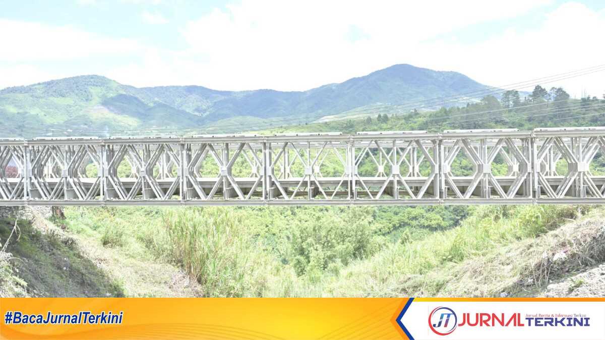 Salah satu jembatan di ruas jalan Kabupaten Solok - Kabupaten Solok Selatan pada kawasan Aia Dingin. (Foto Adpim sumbar).