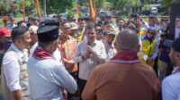 Bupati Solok sambut Menteri PU RI saat tinjau pembangunan sekolah rakyat di Kab Solok, Sabtu (3/05/2025).(Foto DiskominfokabSolok)
