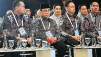 Wakil Wali Kota Padang, Maigus Nasir hadir dalam Munas VII APEKSI di Surabaya, berharap kerja sama antar daerah meningkatkan pembangunan kota dan kesejahteraan rakyat.(Foto: Prokopim Padang)