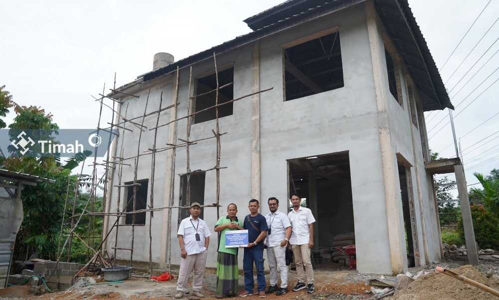 PT Timah telah membantu pembangunan puluhan rumah ibadah sebagai wujud dukungan terhadap kegiatan sosial keagamaan masyarakat. (timah)