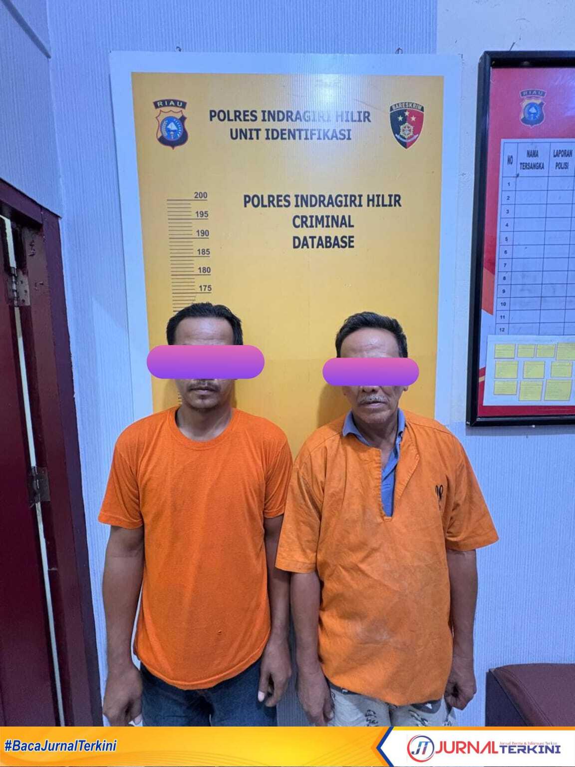 Ket Foto: Dua Petani Jadi Pengedar Sabu di Pelangiran, Polisi Temukan Barang Bukti Nyaris 4 Gram