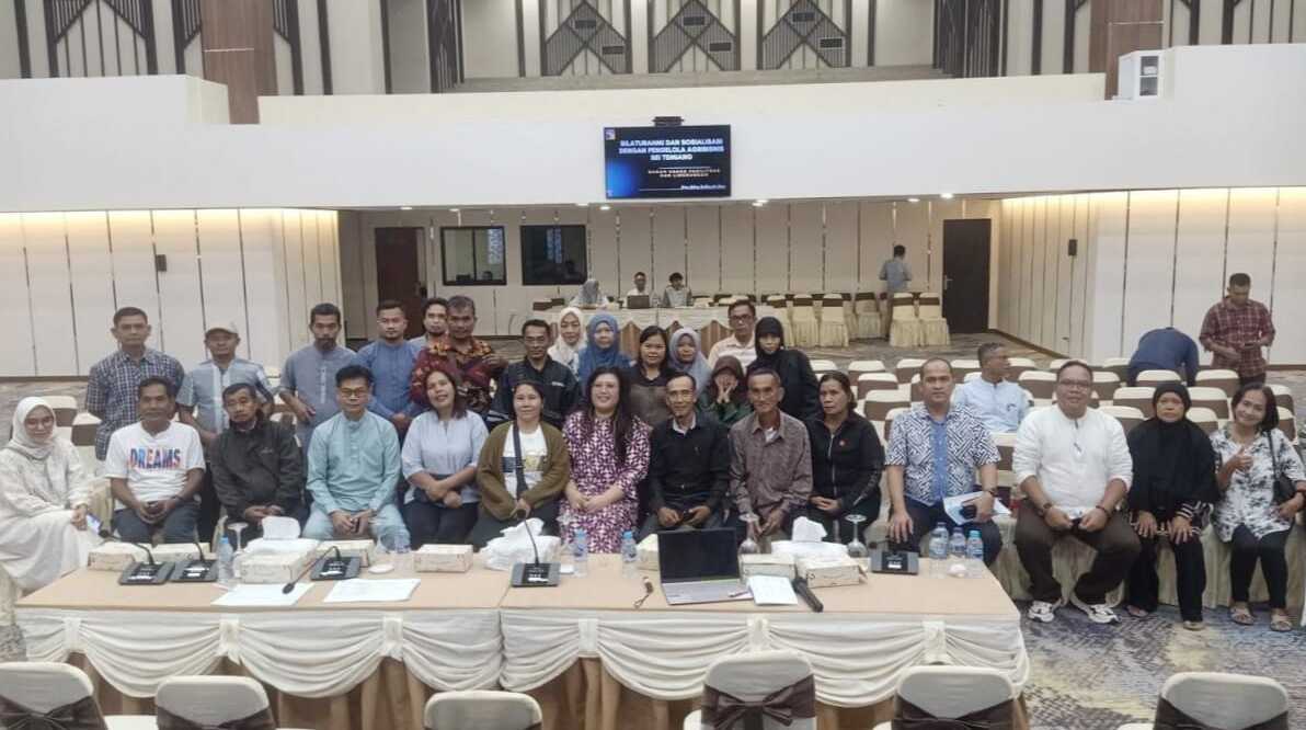 BP Batam menggelar sosialisasi lahan agribisnis kepada warga Temiang yang beraktifitas di Kawasan Agribisnis Temiang BP Batam, di Balairungsari, Bida Utama pada Jumat (13/6/2025). (humasbpbatam)