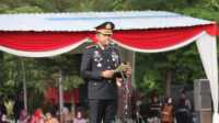 IMG-20250701-WA0077 Kapolres Tegal, AKBP Bayu Prasatyo pimpin upacara peringatan Hari Jadi Bhayangkara ke-79. di Halaman Kantor Pemkab, Senin 01/07/2025. (Sumber Foto : Humas Polres Tegal)