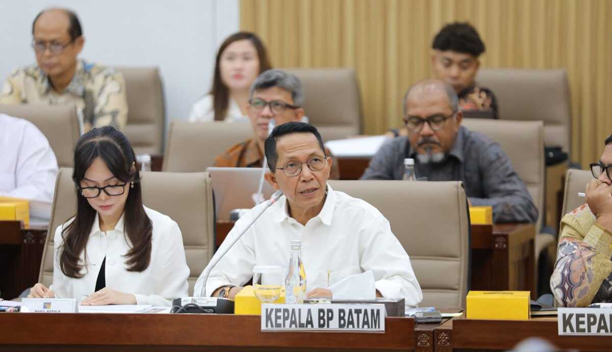 amsakar achmad-1 Kepala Badan Pengusahaan (BP) Batam Amsakar Achmad menghadiri Rapat Dengar Pendapat dengan Komisi VI DPR RI di Gedung Nusantara I, Jakarta, Rabu (9/7/2025). (foto: humasbpbatam)