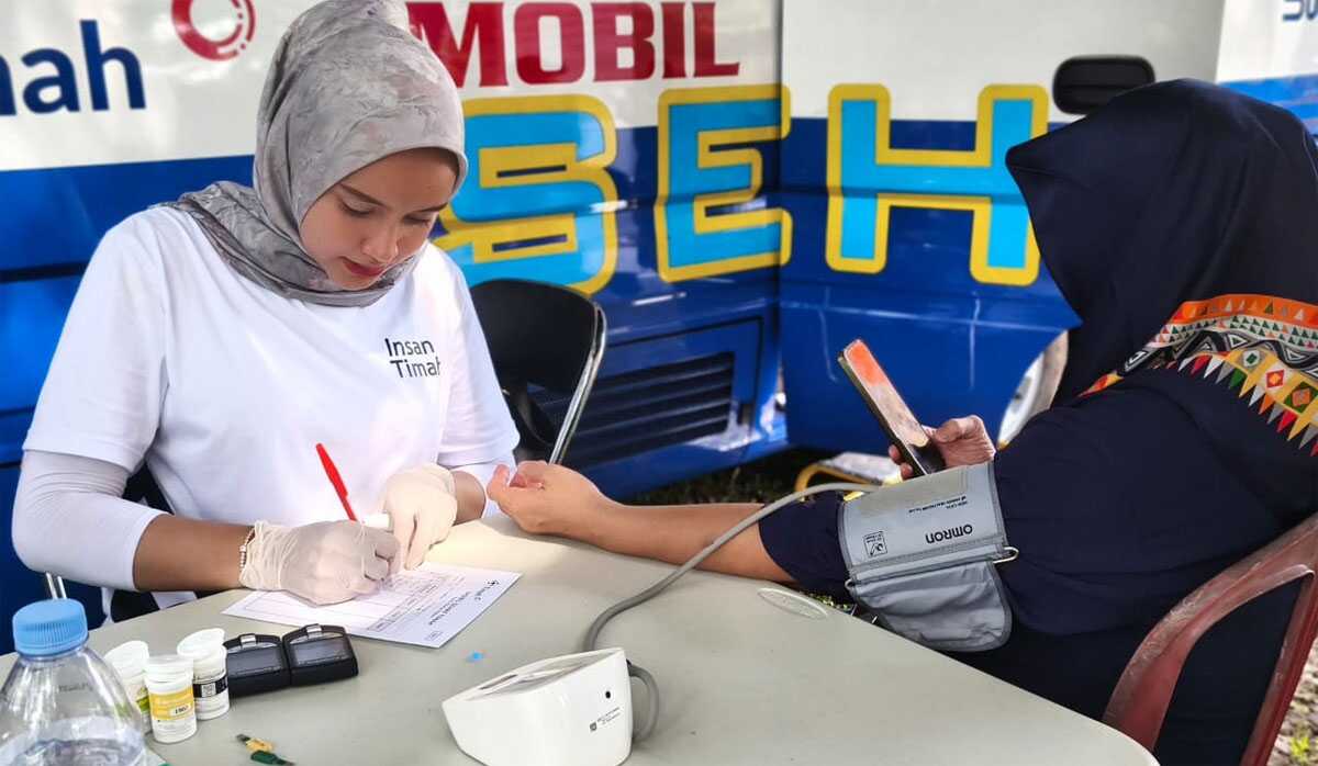 Puluhan kantong darah terkumpul dalam kegiatan donor darah HUT PT Timah ke-49 di Kantor Wilayah Operasi (Wilasi) Belitung, Desa Lenggang, Kecamatan Gantung, Kabupaten Belitung Timur, Kamis (17/7/2025). (timah)
