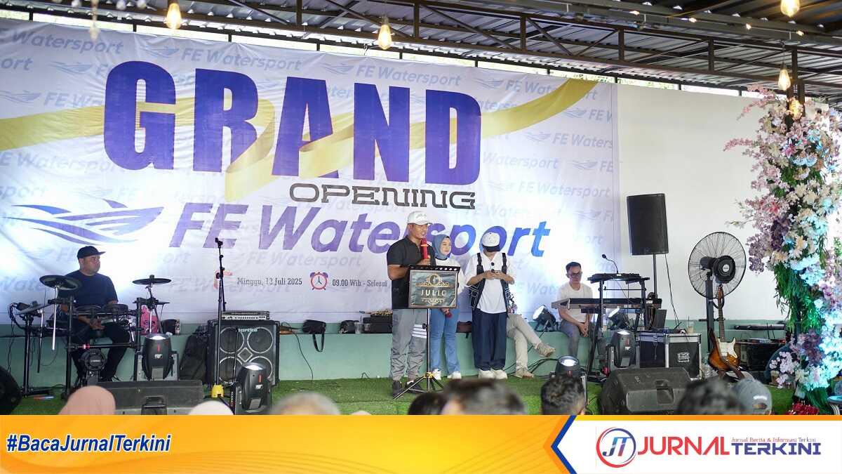 Grand Opening FE Watersport di Singkarak pada Minggu (13/07/2025). (Foto DiskominfokabSolok).