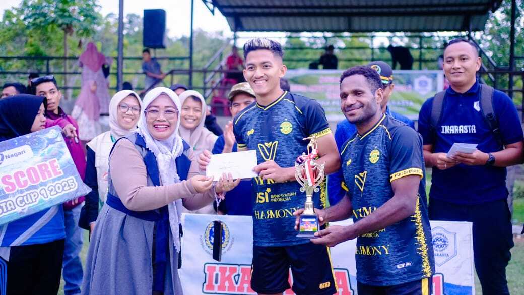 Tim Huler Era FC raih juara IKARASTA CUP 1, Rabu (18/06/2025). (Foto DiskominfokabSolok).