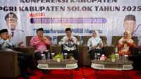 konferensi pgri solok Konferensi PGRI Kabupaten Solok ke-23 Tahun 2025, Kamis (19/06/2025). (Foto DiskominfokabSolok).