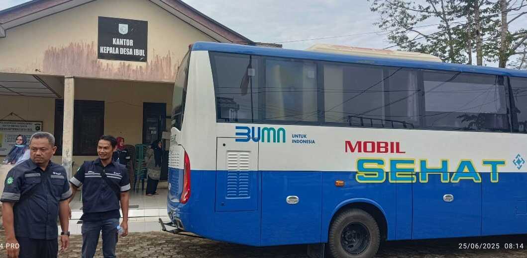 mobil sehat pt timah di desa ibul Mobil Sehat PT Timah kembali memberikan pelayanan bagi masyarakat di Desa Ibul, Kabupaten Bangka Barat, Kepulauan Bangka Belitung pada Rabu (25/6/2025). (timah)