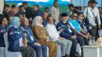 Gubernur Mahyeldi saat menghadiri Peresmian Pembangunan PLTP Muara Laboh Unit-2, Kamis (26/06/2025). (Foto Adpim Sumbar).