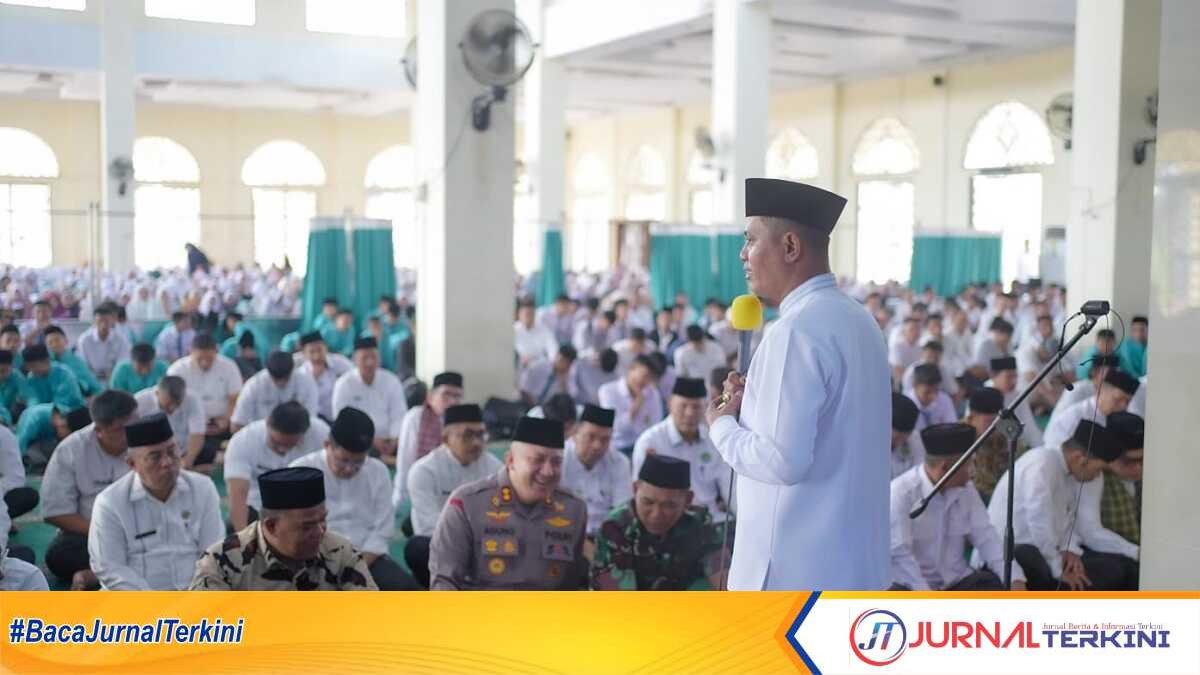 shalat istisqa di solok Pemkab Solok Bersama Kemenag Gelar Shalat Istisqa', Memohon Turunnya Hujan pada Senin (28/07/2025). (Foto DiskominfokabSolok).