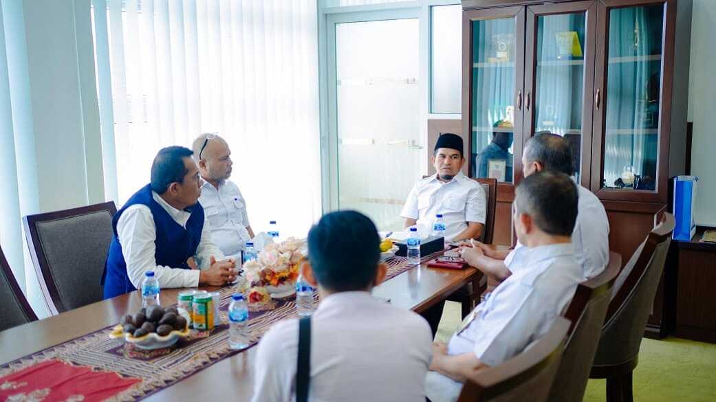 wabup solok dan bnn Wabup Candra saat menerima Kunjungan Kepala BNN Kab Solok, Rabu (11/06/2025). (Foto :DiskominfokabSolok).