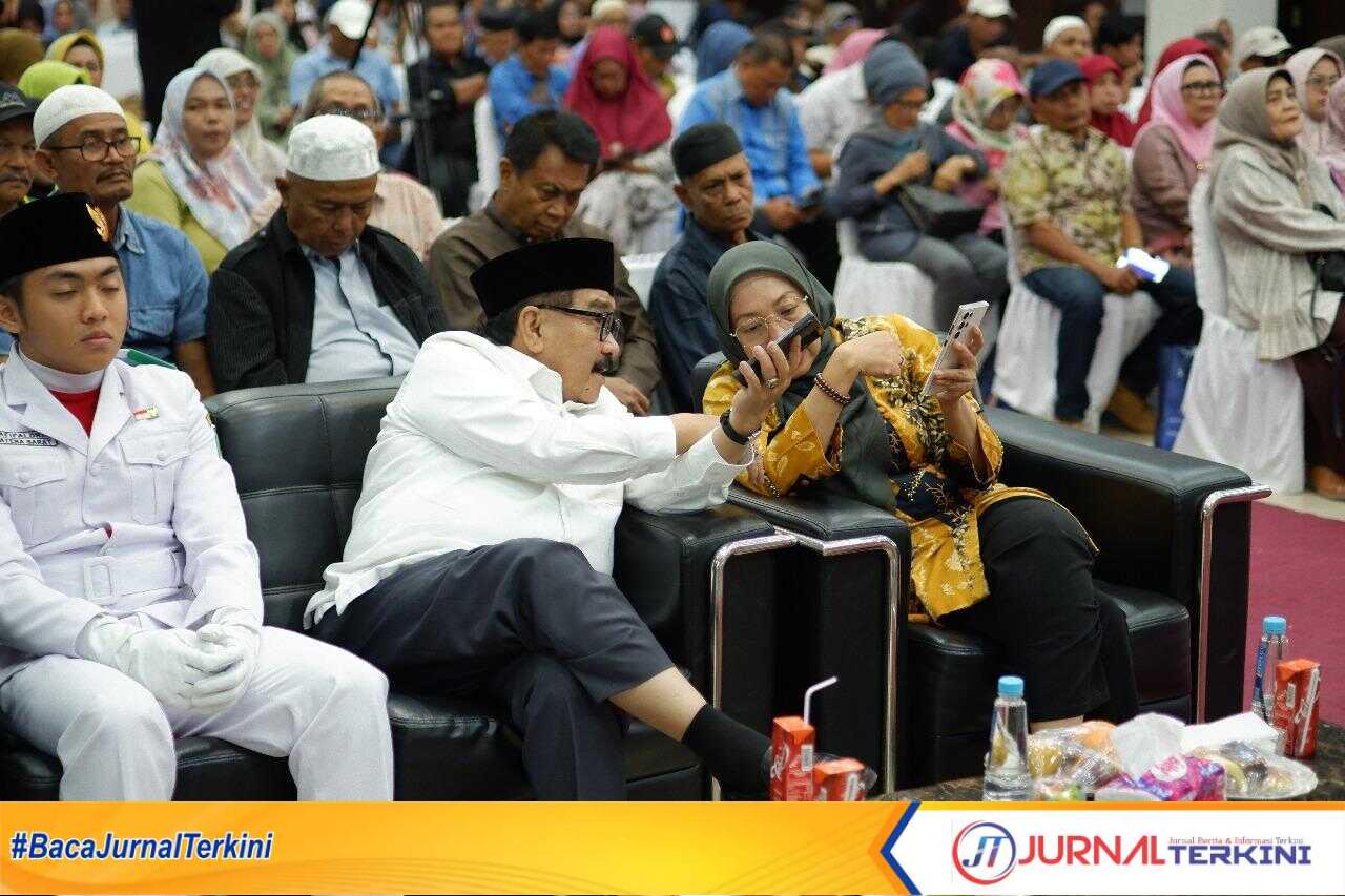 Kegiatan bertajuk Penguatan Relawan Gerakan Kebajikan Pancasila Kepada Kelompok Masyarakat 2025 di Aula Asrama Haji Padang. (5/8/25) Foto : D Arvoni/ Jurnaterkini.id