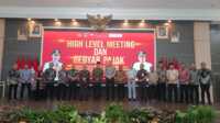 Kegiatan Gebyar Pajak dan High Level Meeting yang digelar Bapenda Sumbar di Auditorium Gubernuran, Kamis (14/8/2025). (Foto Adpim Sumbar).