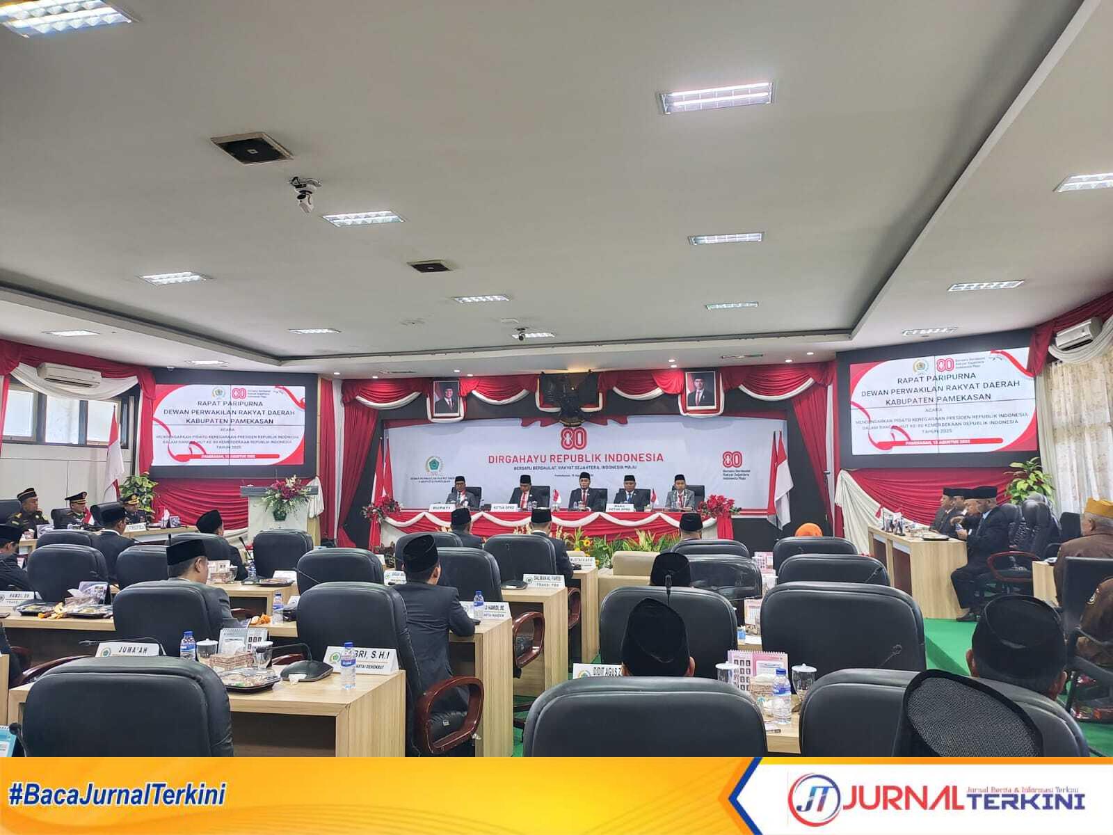 Suasana di ruang Sidang DPRD Pamekasan. Jurnalterkini.id/Fiki