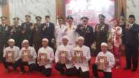 Kegiatan penyerahan Remisi bagi Narapidana di Rutan Kelas IIB Padang Panjang. (Foto jurnalterkini/Diona).