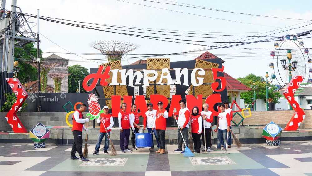 Bulan Bakti HUT ke-49 PT Timah di Toboali, Kabupaten Bangka Selatan, Jumat (1/8/2025). (timah)