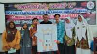Kegiatan Nihongo Camp 2 yang digelar MGMP Bahasa Jepang Cabdin 1 di Bukittinggi. (Dok ist).