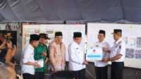 Baznas Kota Padang Memberikan Bantuan untuk Kebakaran Pasar Payakumbuh (Dok ist).