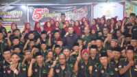 Wali Kota Fadly Amran saat menghadiri ulang tahun ke-V KPBN Padang. (Dok ist).