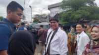 Menteri Pertanian Andi Amran Sulaiman saat mengunjungi Kota Padang pada Selasa (16/09/2025). (Foto Kominfo Padang).