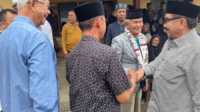 M. Shadiq Pasadigoe saat bersilaturahmi Masyarakat di Nagari Batu Bulek, Kab Tanah Datar, Jum'at (5/9/2025). (Dok ist).