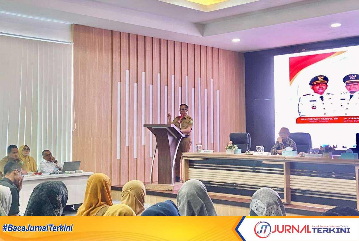 Pemkab Solok Ikuti Rakor Kemendagri. (Foto DiskominfokabSolok).