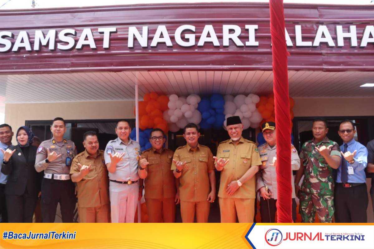 Peresmian Samsat Nagari Alahan Panjang pada Senin (15/09/2025). (Foto diona/jurnalterkini.id).