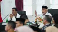 Rakor persediaan pangan se Sumbar, Selasa (16/09/2025). (Foto Adpim Sumbar).